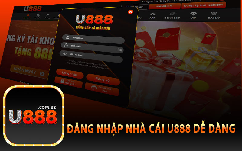 Đăng nhập nhà cái U888 dễ dàng